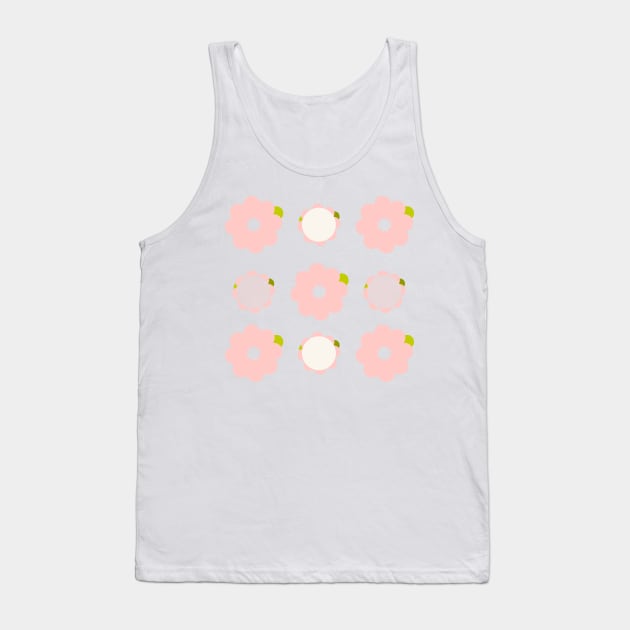 Pretty pink flowers Tank Top by marufemia